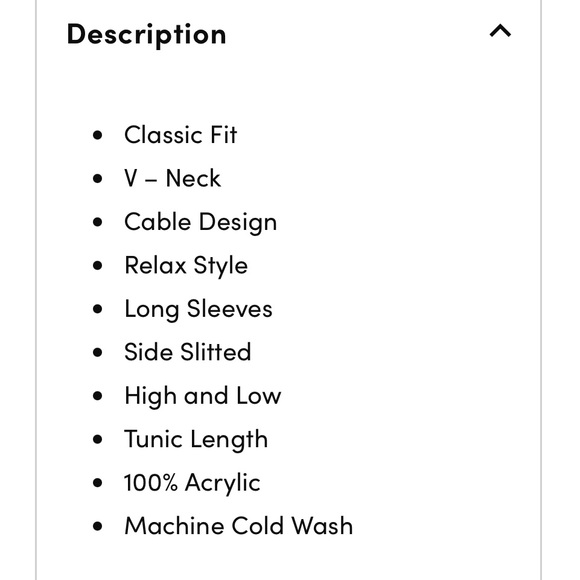 Relaxed V Neck Cable Knit Tunic Sweater - Picture 12 of 14